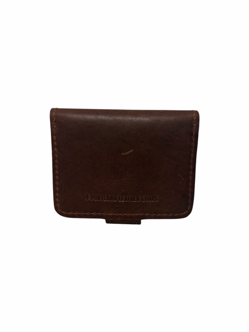 Portland Solid Brown Genuine Leather